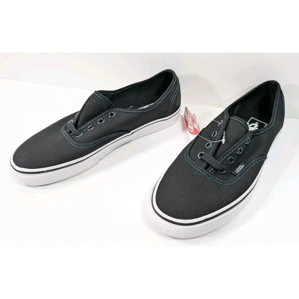 VANS‎ AUTHENTIC IRIDESCNT EYLTS BLACK MULT SHOES MENS/boys 6 WOMENS 7.5